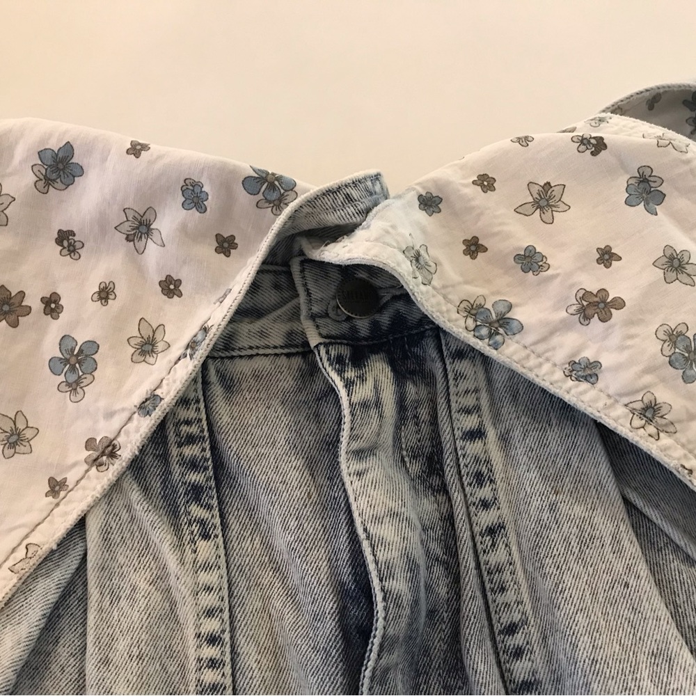 VINTAGE 1980’s STEFANO ACID WASH DENIM JEANS with Shoulder Straps (OverAlls) 🩷 - Picture 4 of 7